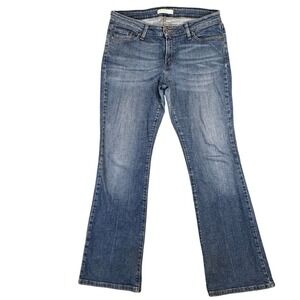Levis 545 Low Boot Cut Jeans Womens 12 Medium Blue Denim Stretch 545-155540074